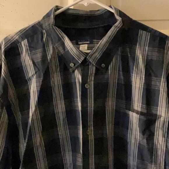 Basic Edition button down long sleeve shirt, NWT size 3XLT - Picture 2 of 5